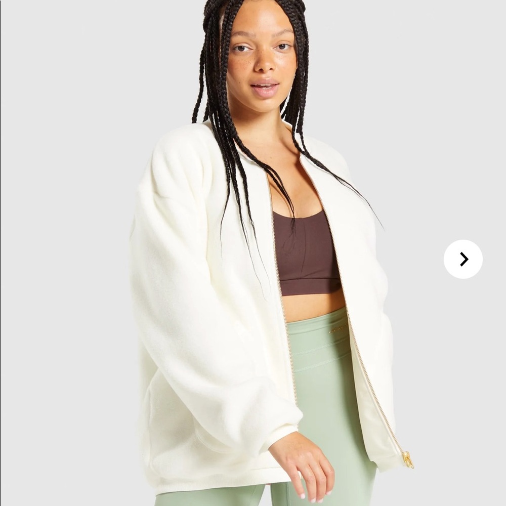 W x GS reversible bomber. Unbleached